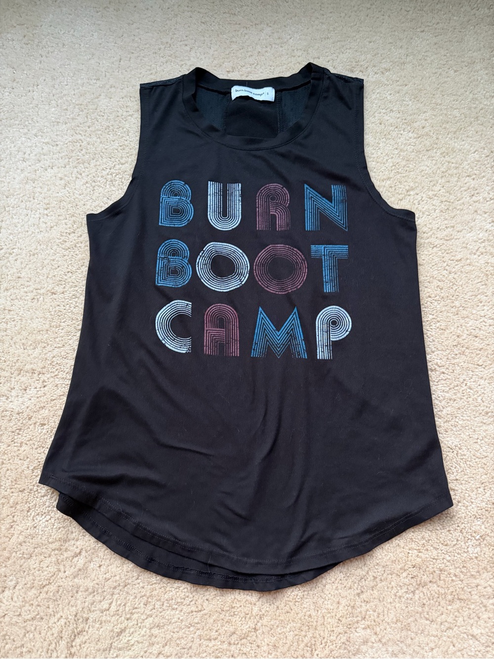 Burn Boot Camp Women’s Black Activewear Tank Top - Size S - VGUC